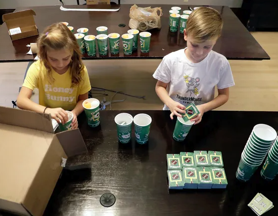 Founders playing FUMBLE